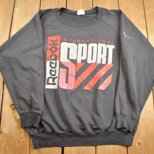 Vintage 1990s Reebok International Sport Crewneck / Vintage Sweatshirt / Streetwear / Athleisure Sportswear / 90s Reebok / Vintage Reebok