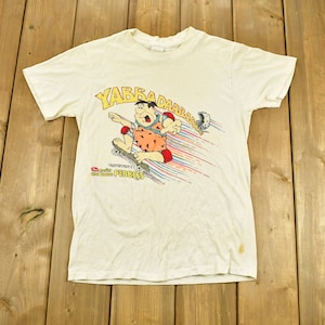 Vintage 1990 Fred Flintstone Yabba Dabba Doo Comic book Promo T-shirt / Made In USA  / Single Stitch / Rare Vintage / Premium Vintage