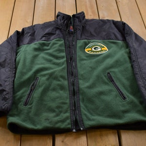 Vintage 1990s Green Bay Packers Mirage NFL Zip Fleece Jacket / Sportswear / 90s Packers Jacket / Streetwear / Athleisure / Hiking / 90s NFL