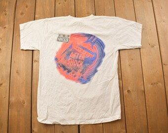 Vintage 1990s Get Shocked Graphic T Shirt / Vintage T Shirt / Streetwear / Graphic Tee / Single Stitch