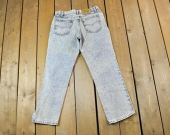 Pantalones vaqueros Levi's Strauss de mezclilla vintage de los años 90, talla 30 x 26 / Hechos en EE. UU. / Estilo vintage americano / Ropa de trabajo / Ropa urbana / Pantalones vintage