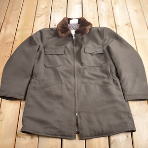 Vintage 1984 Tuff n Neat Heavyweight Jacket / Made In Canada / 80s Jacket / Winter Coat / Size 3XL