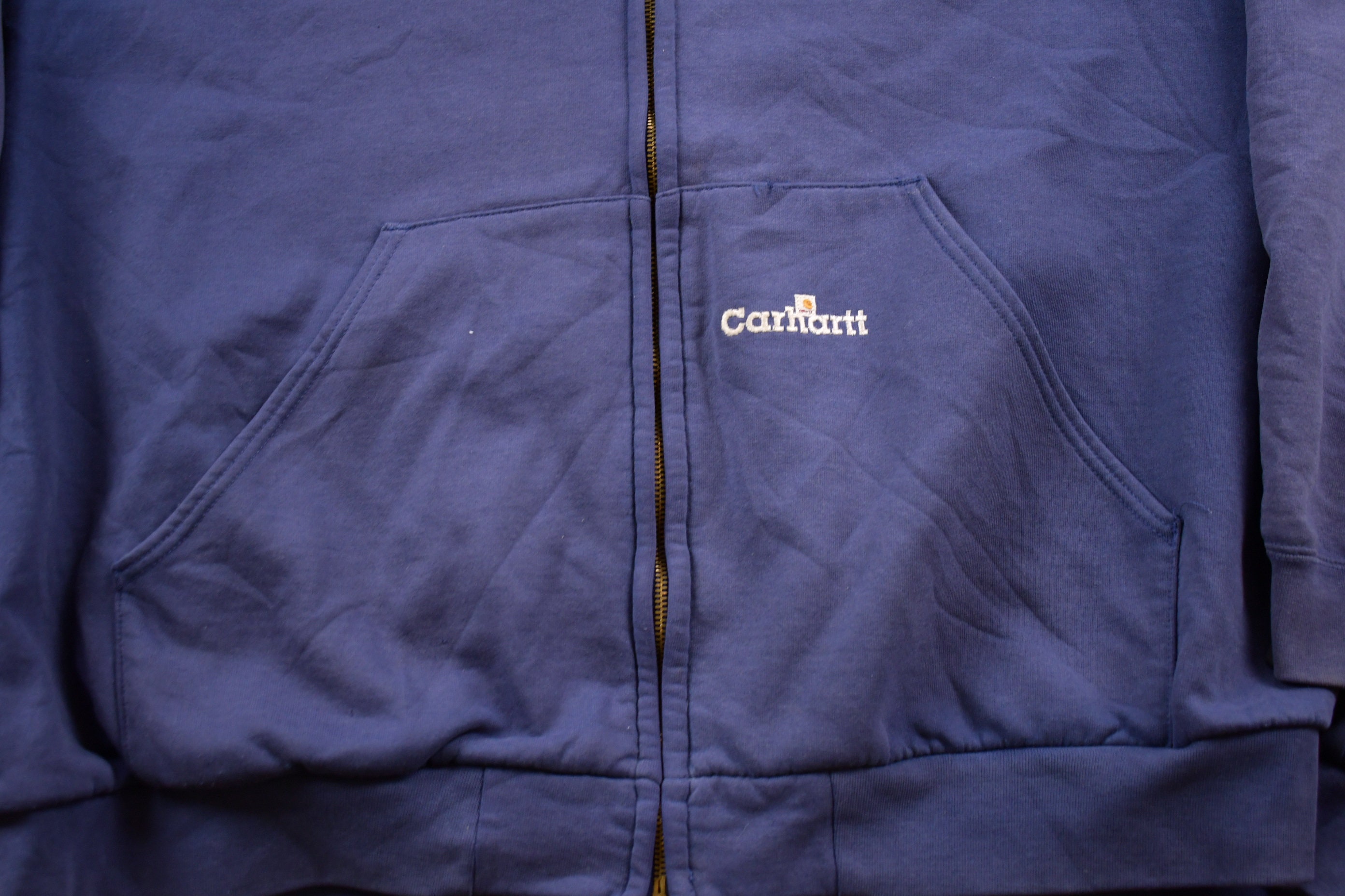 carhart ビンテージ90's Vintage 1990s Carhartt Full Zip Embroidered Hoodie / 90s