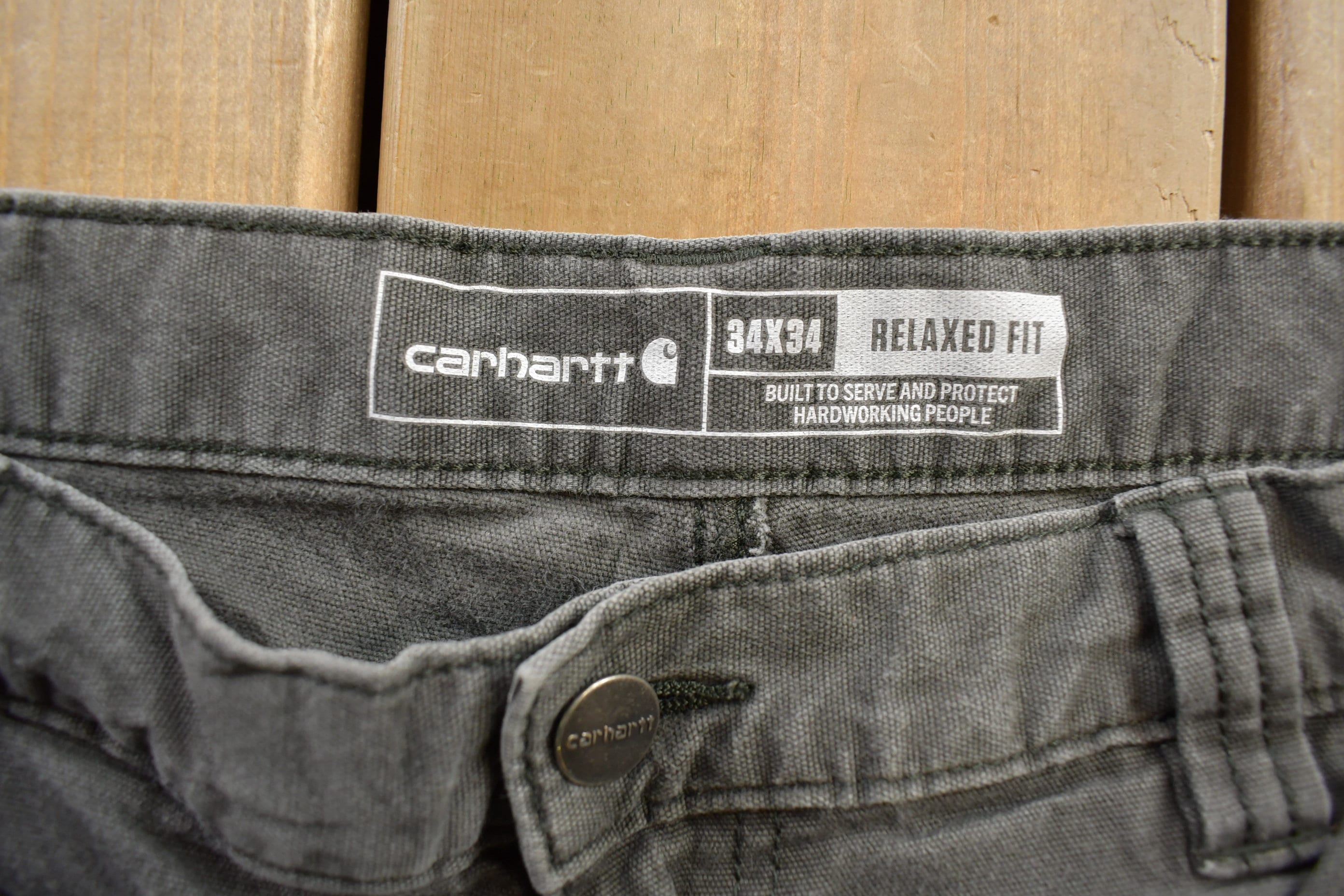パンツ 00s Carhartt \"Made in U.S.A\" 00s USA製 carharttカーハート ブラック デニムパンツ w36 L36