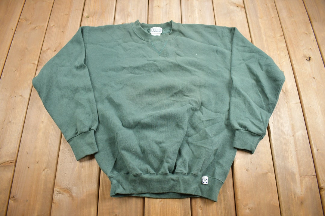90'S MUNSINGWEAR Plain Blank Sweatshirt Trainer Made in USA Men's M Vintage /eaa392129