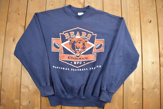 Vintage 1990s NFL Chicago Bears Crewneck Sweatshi… - image 1