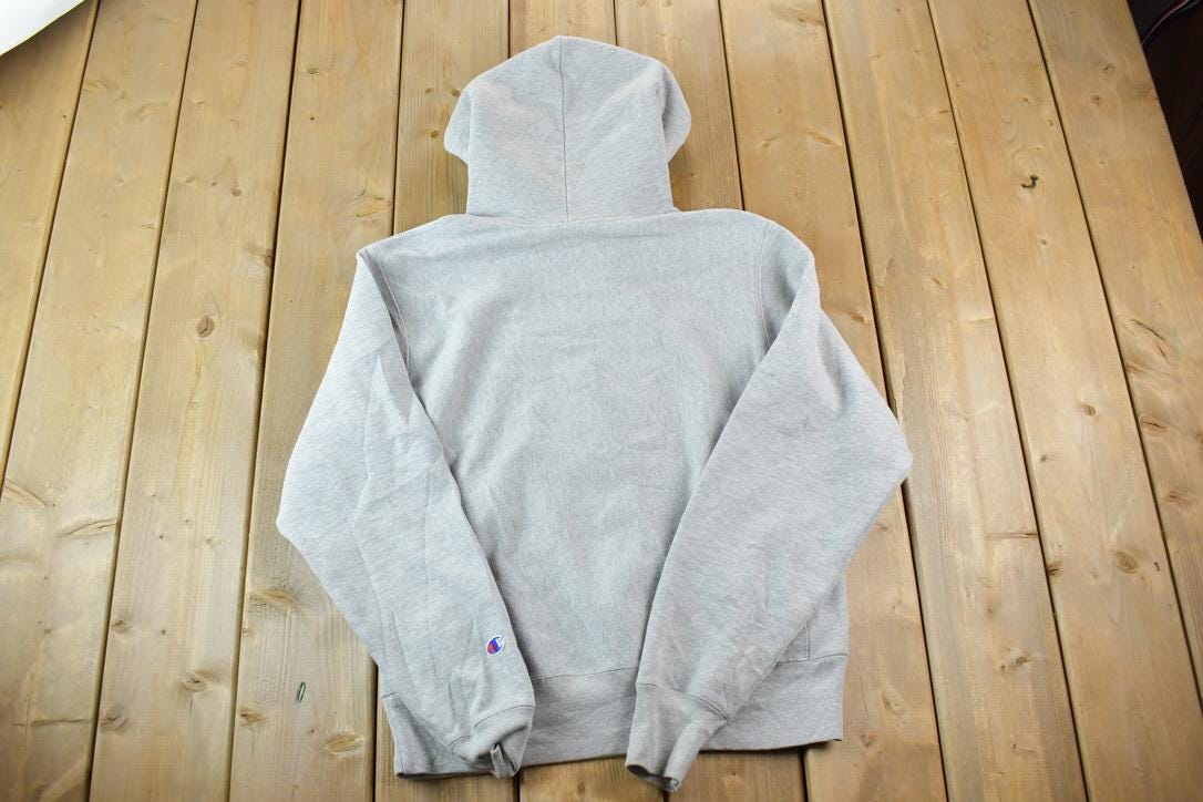Vintage 1990s Champion Reverse Weave Hoodie Sweatshirt / Made in