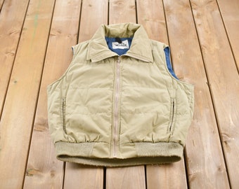 ヴィンテージ 80年代 ウールリッチ フルジップアップ 断熱 クリーム
