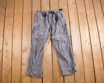 Vintage Starter Track Pants Dark Grey Polyester Subtle Logo Baggy