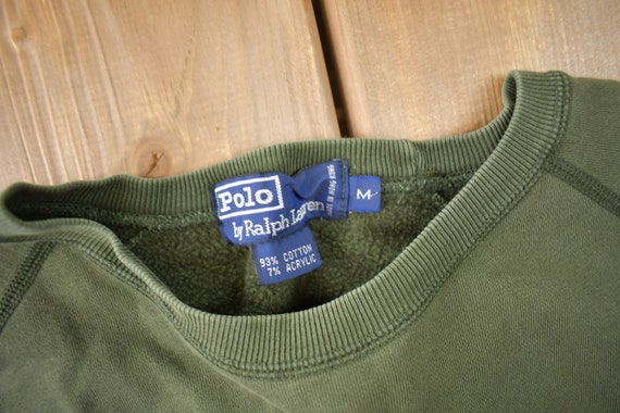 Vintage 1990s Polo Ralph Lauren Raglan Crewneck S… - image 4