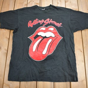 Vintage 1994 The Rolling Stones Voodoo Lounge Tongue T-shirt / Enkele steek / Muziekpromo / Brockum / Made in USA