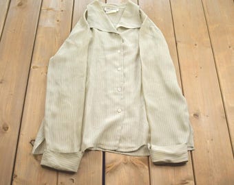Camisa vintage de cuello con botones de Franco Mirabelli de los años 80