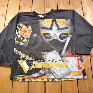 Vintage 1990s Pittsburgh Penguins NHL CCM Hockey Jersey /All Over Print / Pittsburgh Penguins / Sportswear / Made In USA