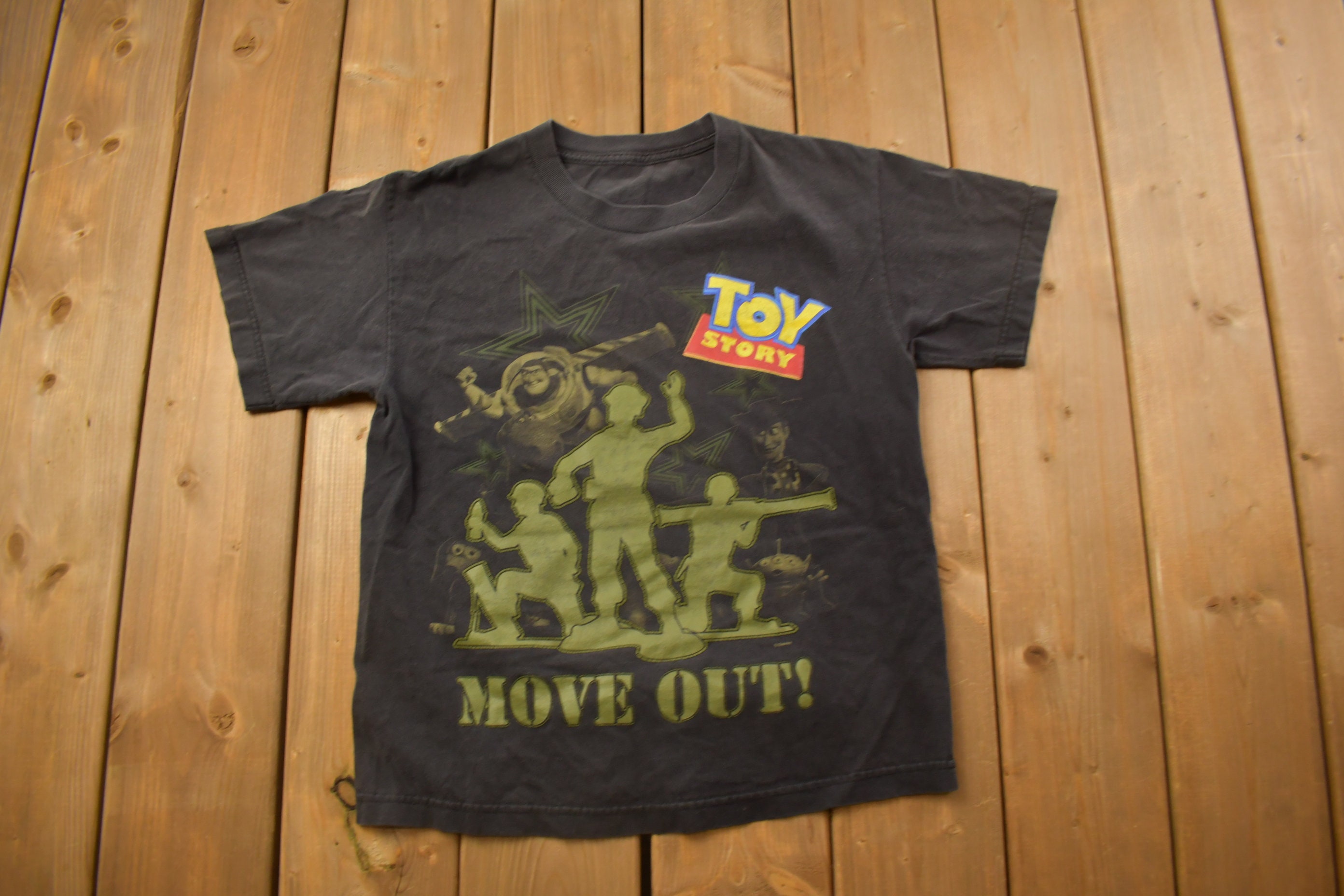 Vintage 1990s Toy Story Promo T-shirt / 90s Graphic Tee / TV Promo 