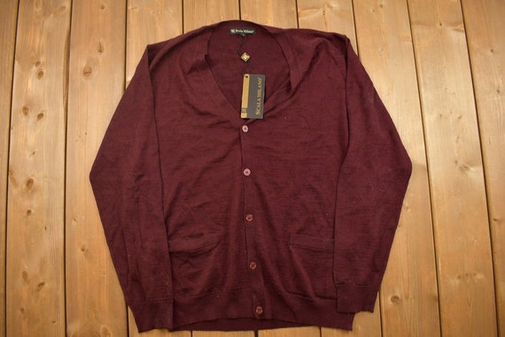 Vintage 1990s Deadstock Scala Milano Cardigan Sweater / Vintage Cardigan / Button Up / Patchwork