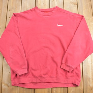 Vintage 1990s Red Reebok Crewneck / Vintage Sweatshirt / Streetwear / Athleisure Sportswear / Pullover / 90s Reebok / Vintage Reebok