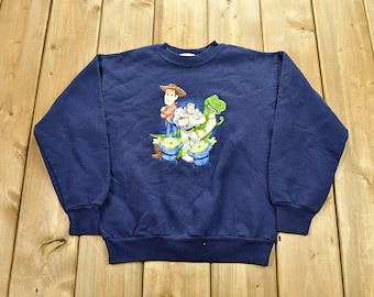 Vintage 1995 Toy Story Movie Promo Youth Crewneck / Vintage Disney / Made In USA / Movie Promo / 1990's Disney / Vintage Cartoons