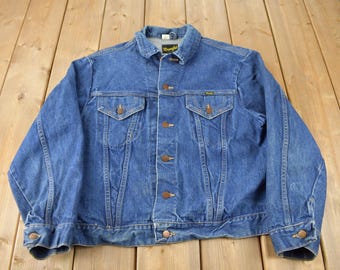 Vintage WRANGLER Denim Jacket | 70s Rock N' Roll Cowboy
