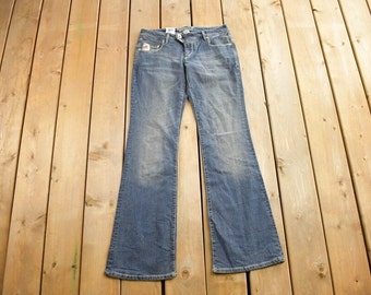 Vintage 2000s Parasuco Denim Jeans Size 30x31/ Y2k Aesthetic / American Vintage / Bootcut / Streetwear / Vintage Pants / Patchwork