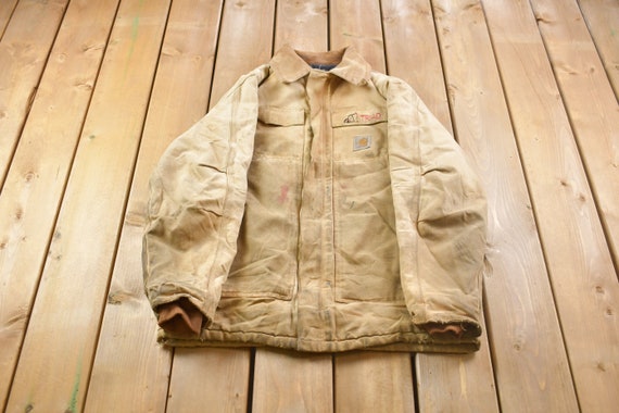 Vintage 1990s Carhartt Mens Naturally Distressed Triad Traditional 