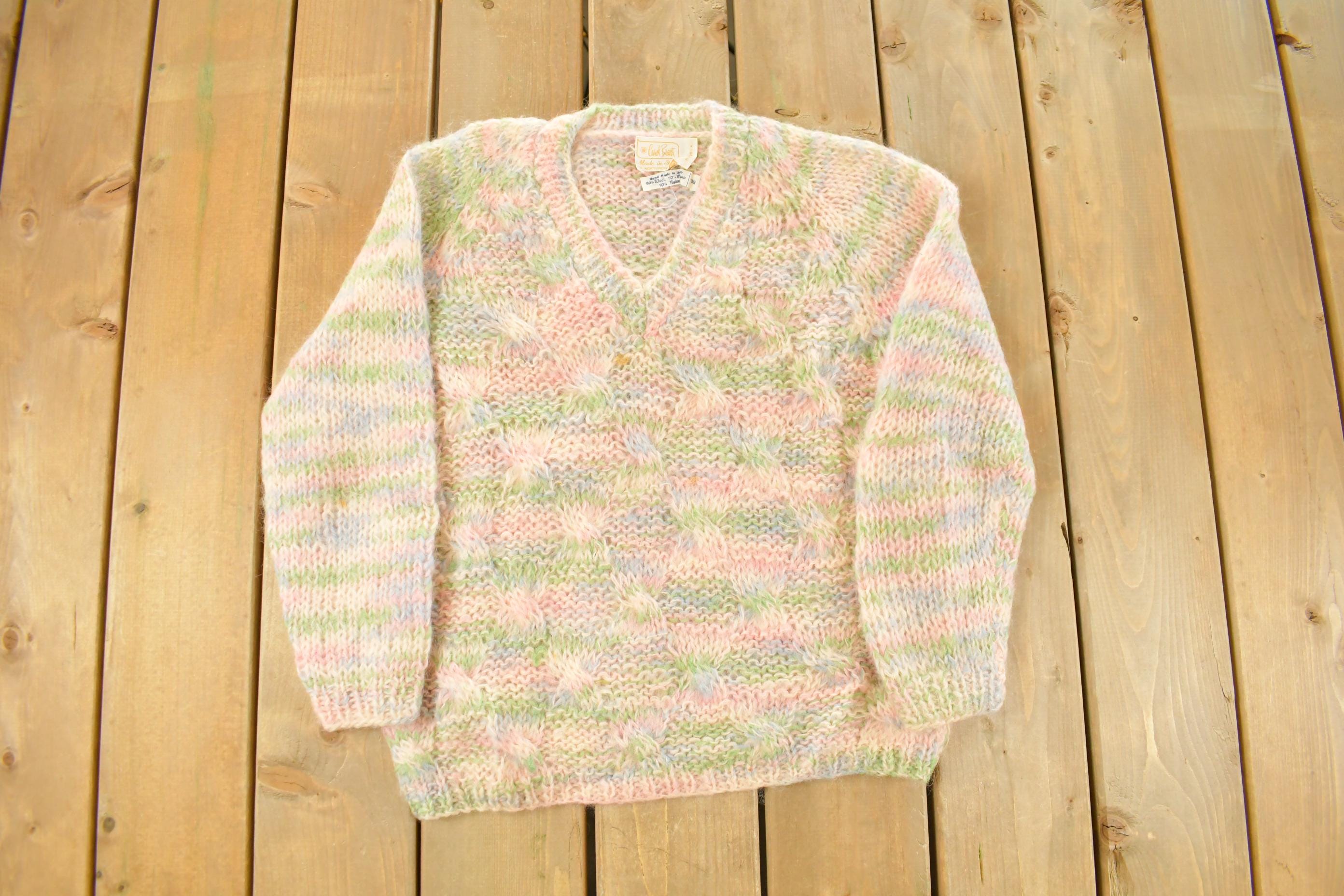 Vintage 1960s Carol Brent for Montgomery Ward Knit Mohair Wool 