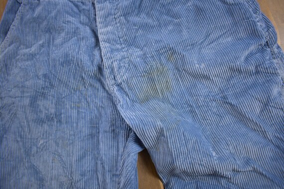 Vintage 1970s Lee Blue Corduroy Trousers Size 26 … - image 7