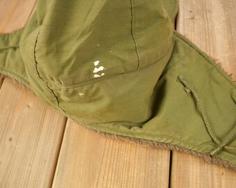 使い勝手の良い Vintage 1953 1/4 7 Size Hat Cap Field Pile Military US その他