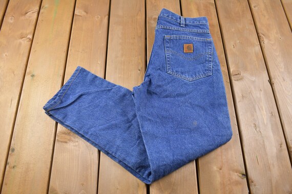 Vintage 1990s Carhartt Work Pants Size 32 X 30 / 90s Carpenter