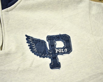 Vintage 1990s Polo Ralph Lauren P-wing Quarter Zip