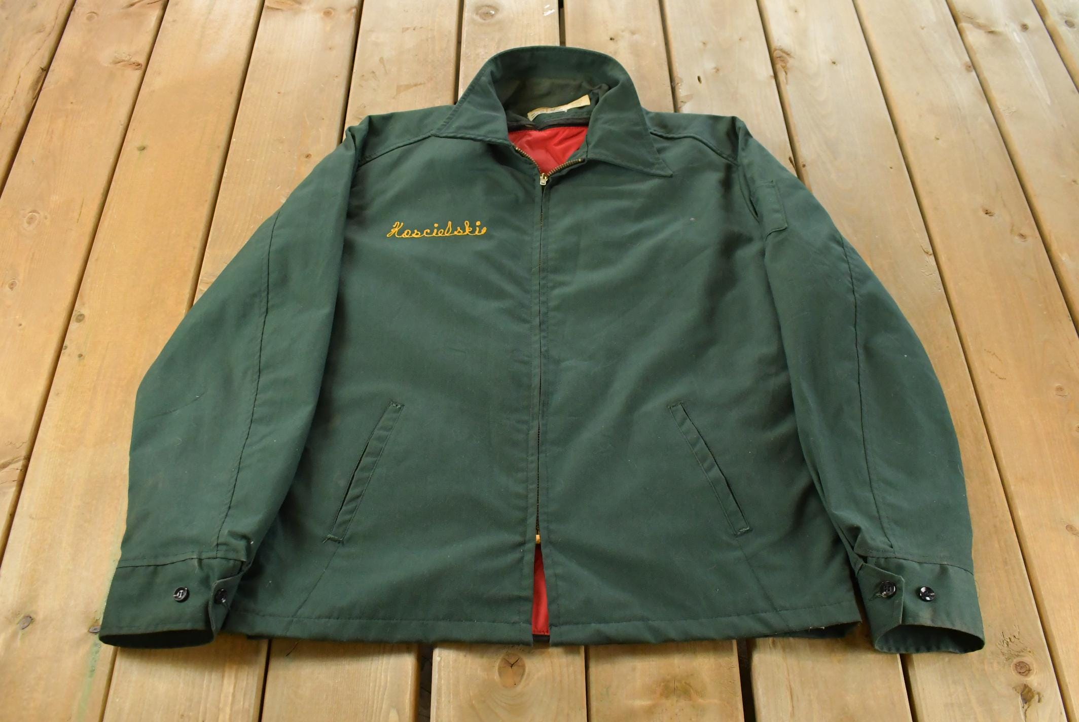 Vintage Chain Stitch Work Jacket - Etsy