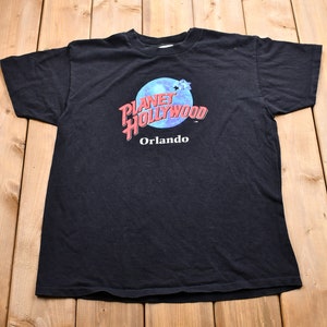 Vintage 1990s Planet Hollywood Orlando Florida T-Shirt / Single Stitch / Made In USA / Souvenir Tee / Vacation Tee / Travel & Tourism