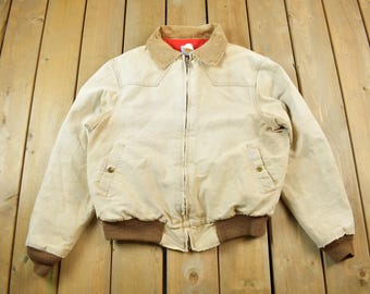 Rare Vintage Carhartt Santa Fe Jacket J14 SPC Spruce Green