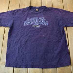 Vintage 1990s Las Vegas Nevada Harley Davidson Las Vegas T-Shirt / Biker Tee / Souvenir T Shirt / XXL