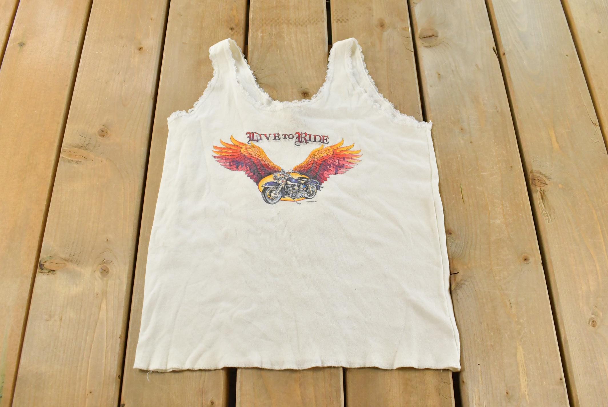 80s harley lace tank - Etsy 日本