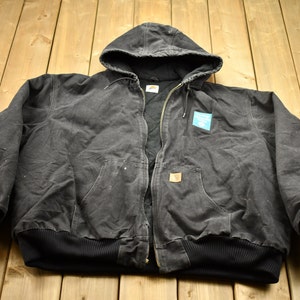 Vintage 1990s Carhartt Hooded Jacket / Workwear / Streetwear / - Etsy