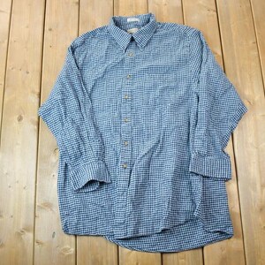 Vintage 1990s Saville Row Plaid Flannel Button Up Shirt / 1990s Button Up / Vintage Flannel / Plaid Shirt / Button Down