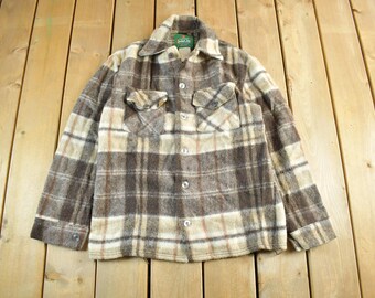 50s True Vintage Chill Chaser by Blue Top Blue Flannel Shirt