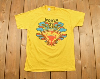 Vintage 1979 Triumph Tour Band T-shirt / Band Tee / Single Stitch / Made in USA / Music Promo / Premium Vintage