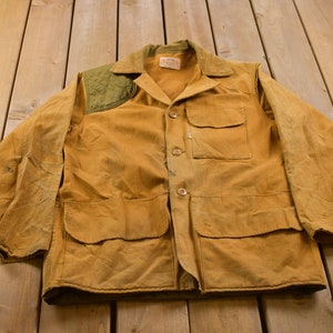 Vintage 1980er Jahre Saftbak Jagdjacke aus Canvas / Blazer / Arbeitskleidung Streetwear Made In USA / Jagdjacke / Steppjacke der 80er