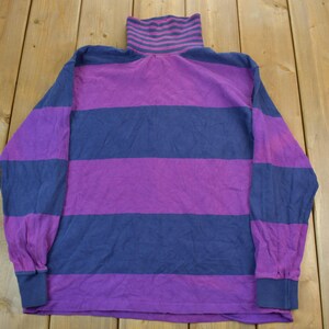 Vintage 1990s American Eagle Mutli colour Crewneck Sweatshirt / Purple / Blue