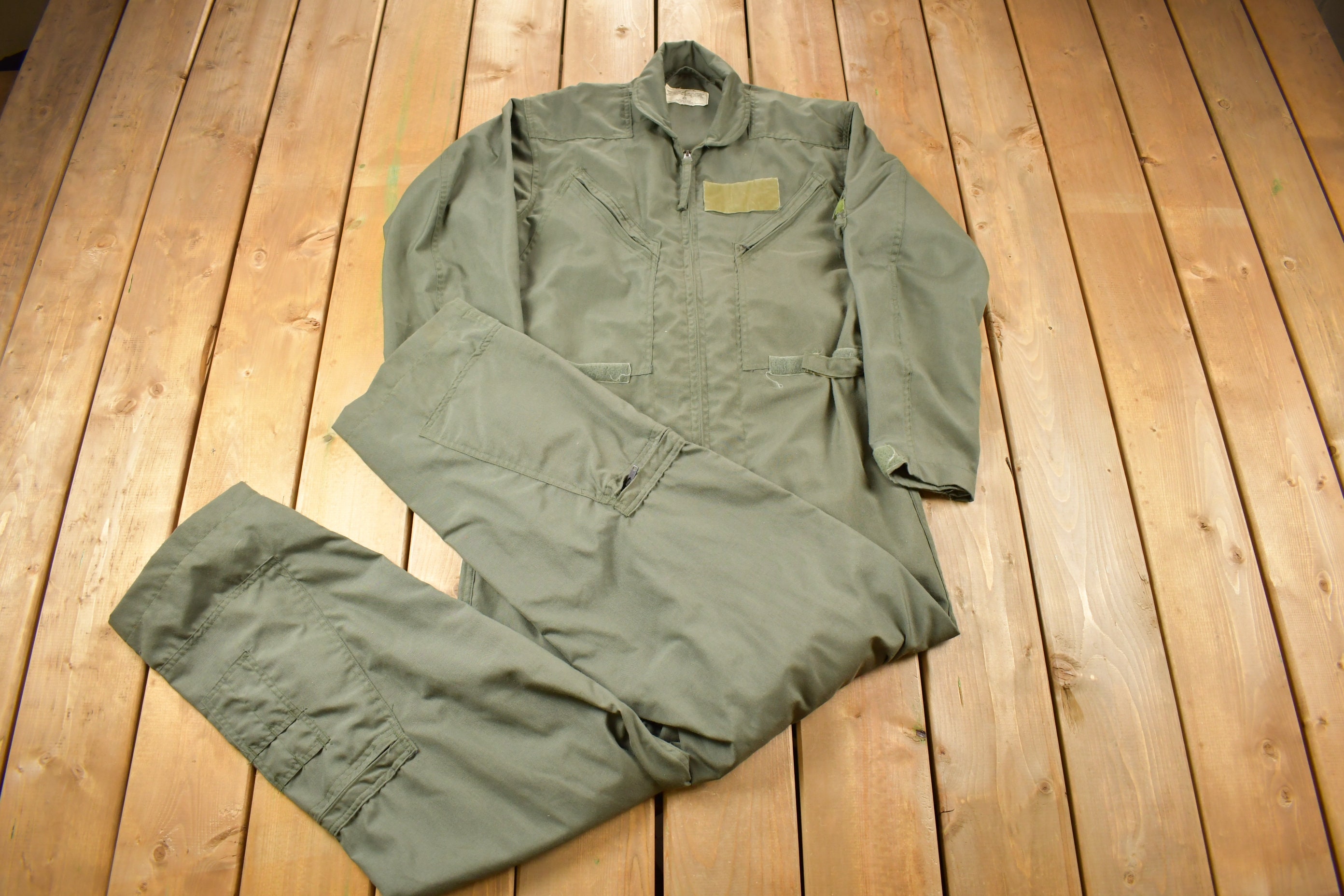 ジャケット・アウター 50s 60s m43 type civilian coveralls 60s Cotton Sateen HBT Coveralls OG-107 Herringbone Twill