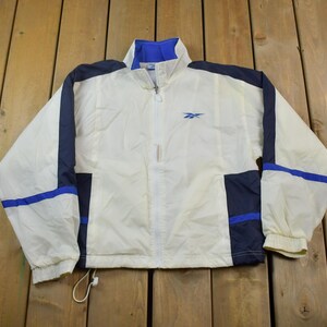 Vintage 1990s Reebok Windbreaker Full Zip Jacket