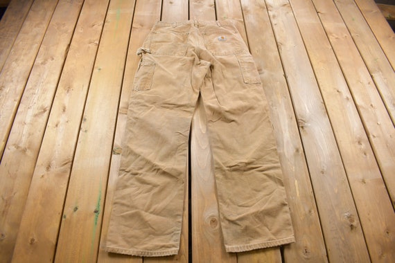 Vintage 1990s Carhartt Double Knee Work Pants Size 31 X 32