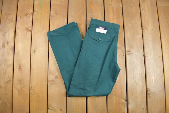 Deadstock Vintage 1960s Champion Bundfaltenhose Größe 31 x 30 