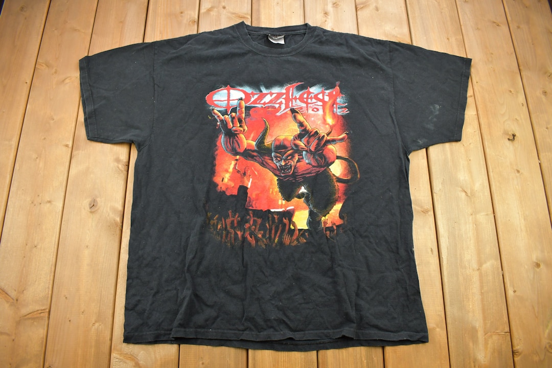 優先配送 Festival Ozzfest 2002 Vintage Promo Ozbourne Ozzy / T-shirt ミュージシャン