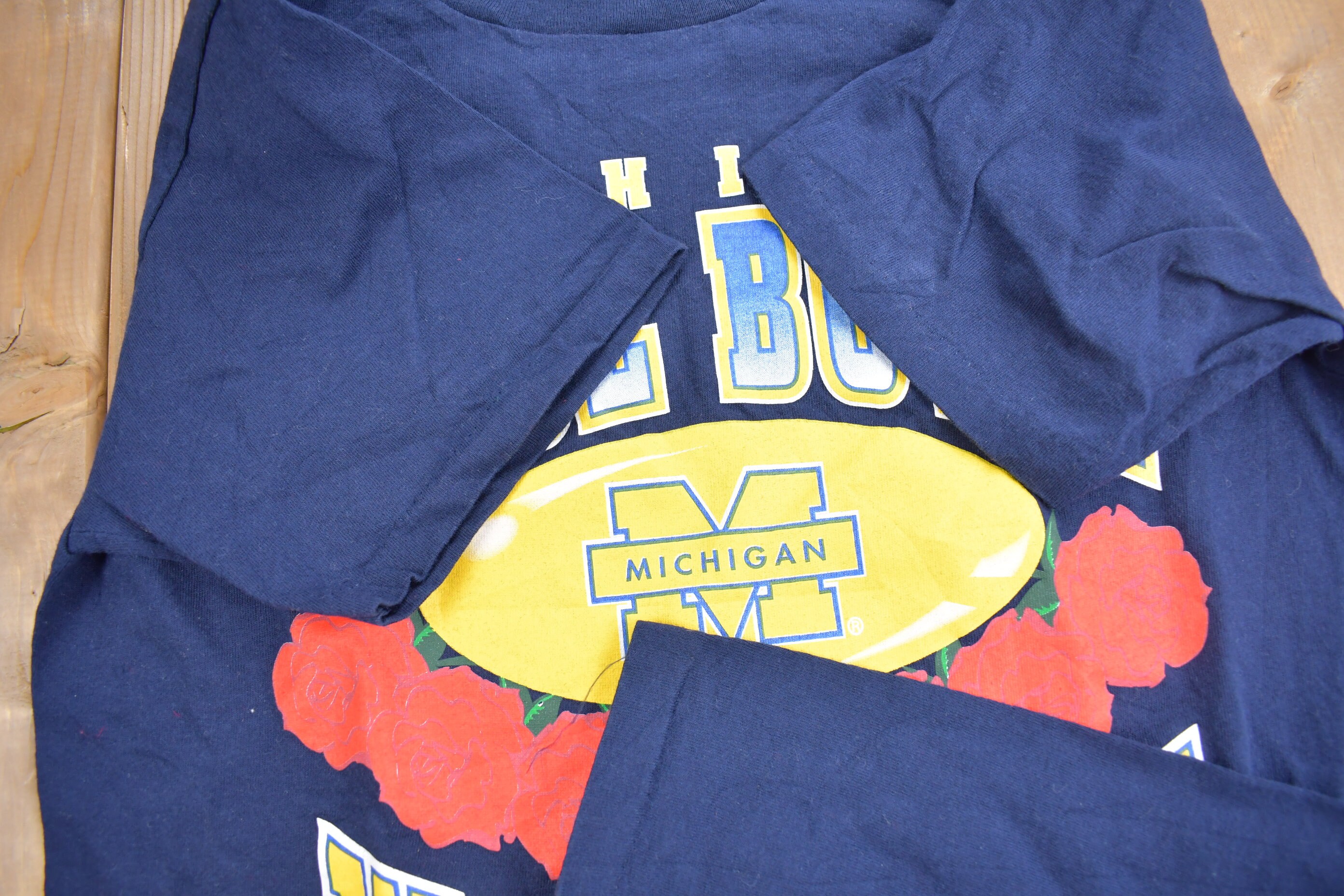 ヴィンテージ 1998 ミシガン大学ローズボウル校 Tシャツ / NCAA