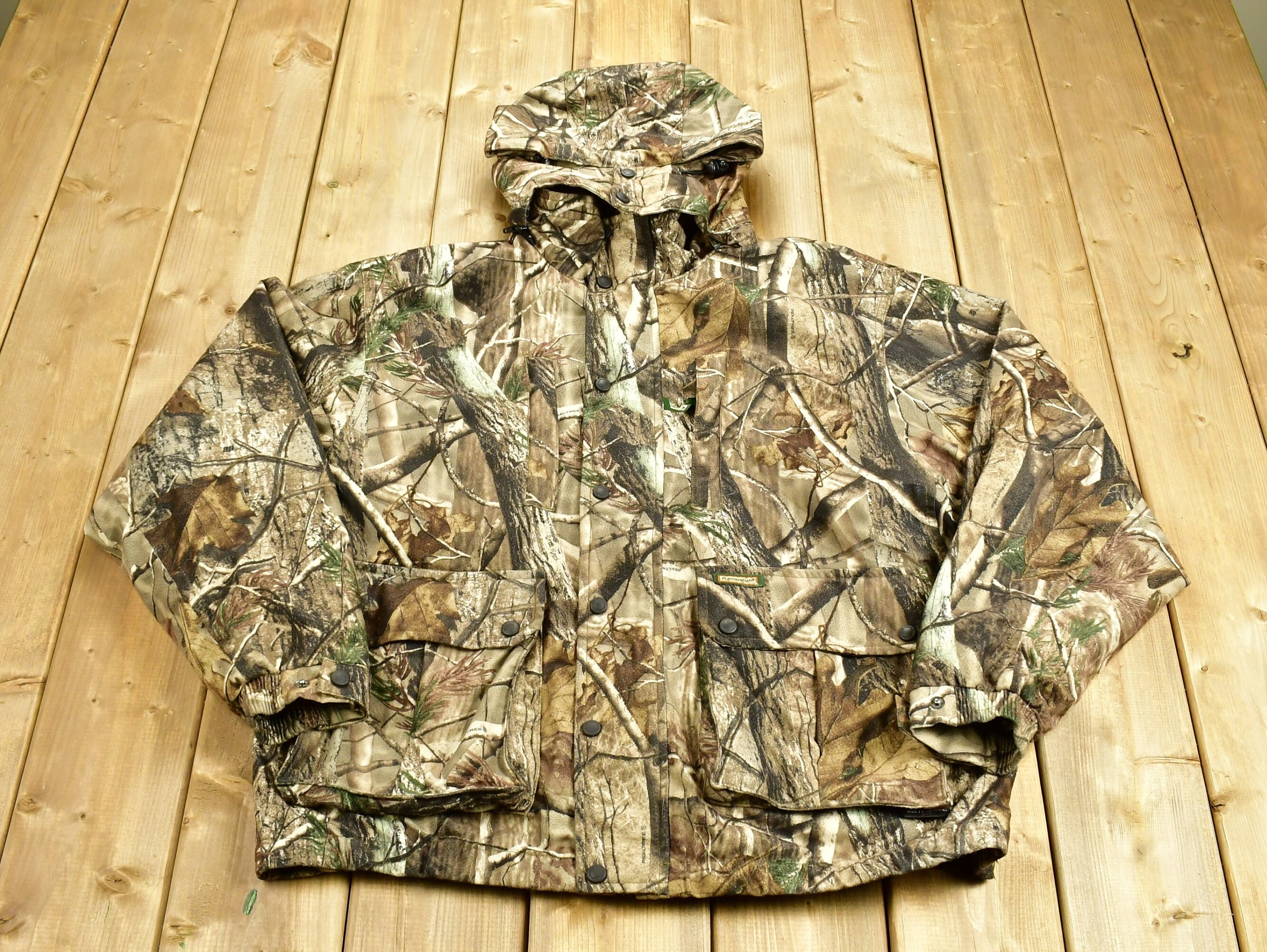 Men's Camo Alpine Anorak with Faux Fur Collar -Fabulous-Furs