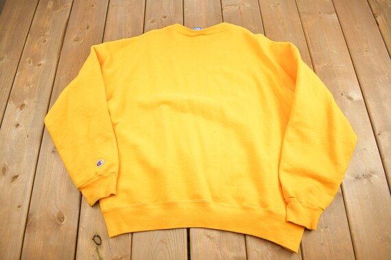 Baby yellow champion sweatshirt sale