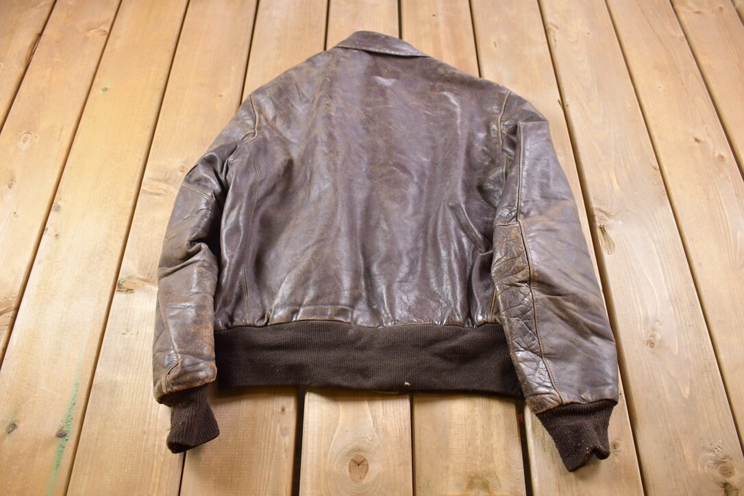 Vintage 1950s Hercules Outerwear by Sears Leather Jacket / - Etsy