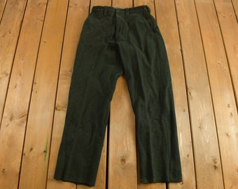Vintage 1970s Northway Wool Pants Size 33 x 29.5 / Vintage Trousers / Rare Vintage / True Vintage Pants / Winter Theme